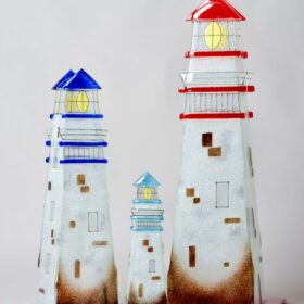 phare en verre personnalisable