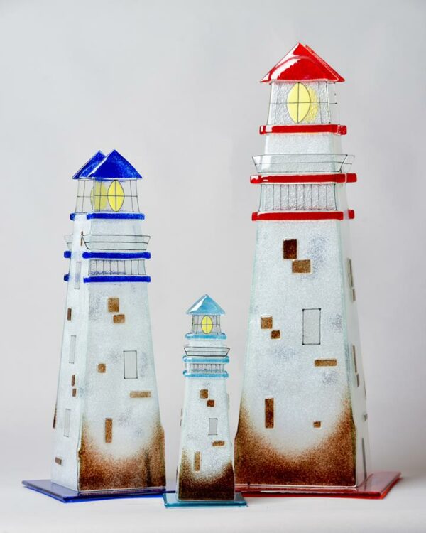 phare en verre personnalisable